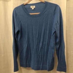 Blue crew neck sweater